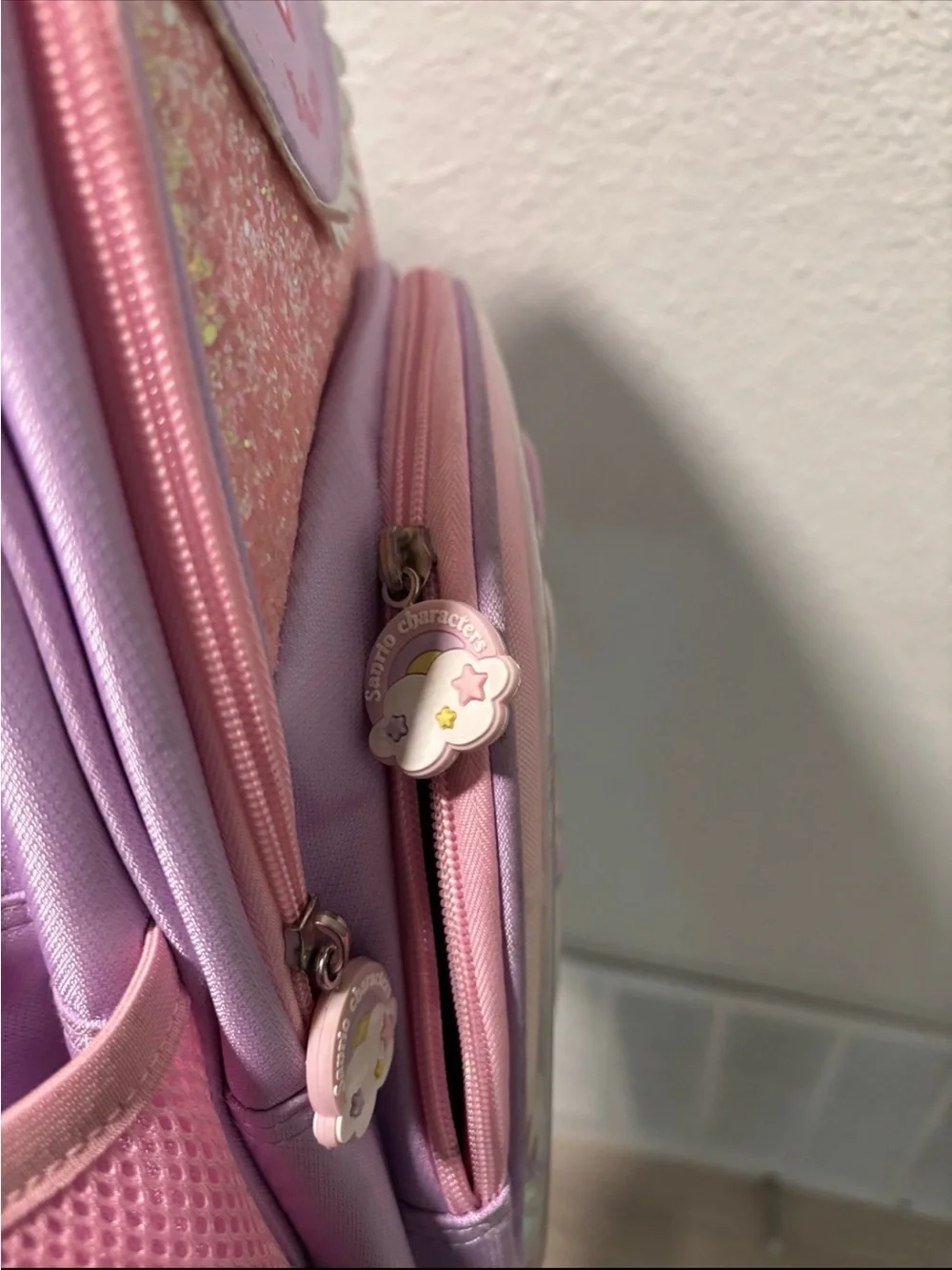 Hello Kitty Kids Glitter Backpack - Pink & Lavender